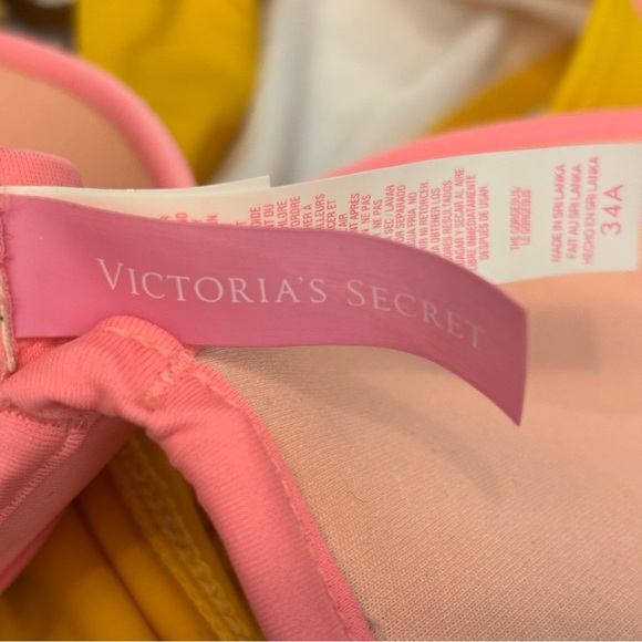 Victoria’s Secret women’s salmon coloured underwire bikini top in size 34 A‎ - Picture 5 of 7